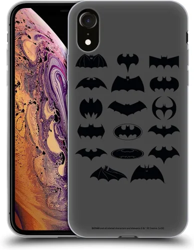 Vista 341 de Head Case Designs Funda de gel con licencia oficial de Batman DC Comics Bat Signal Logos [protección de grado militar] compatible con Apple iPhone 7