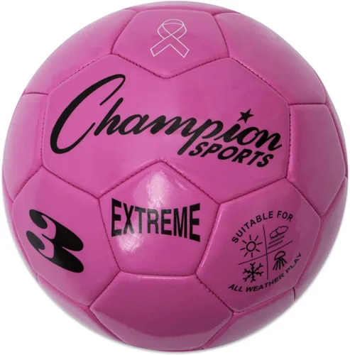 Vista 21 de Champion Sports Extreme Series - Balón de fútbol – Tamaños 3, 4, 5, tacto suave, para todo clima, alta retención de aire, pelotas de liga