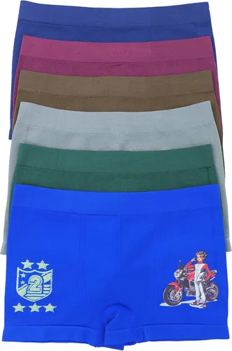Vista 6 de ToBeInStyle Paquete de 6 calzoncillos tipo bóxer para niño