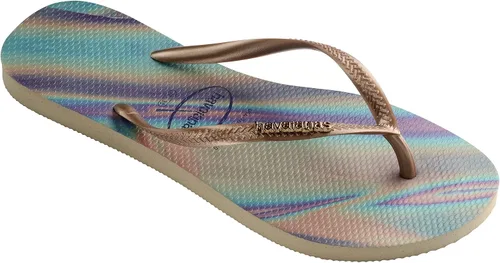 Vista 3 de Havaianas Sandalias delgadas iridiscentes para mujer