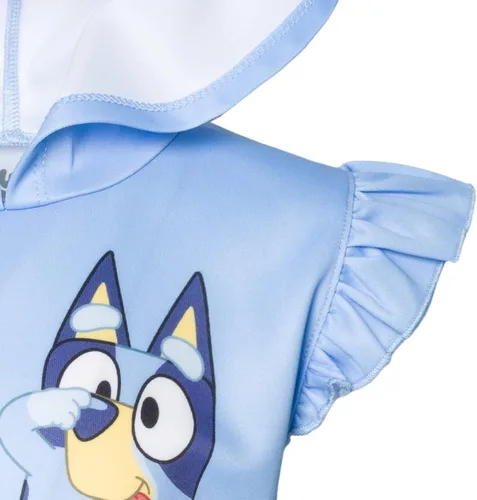 Vista 5 de Bluey Vestido de cosplay de malla para niñas de Bingo a niño grande