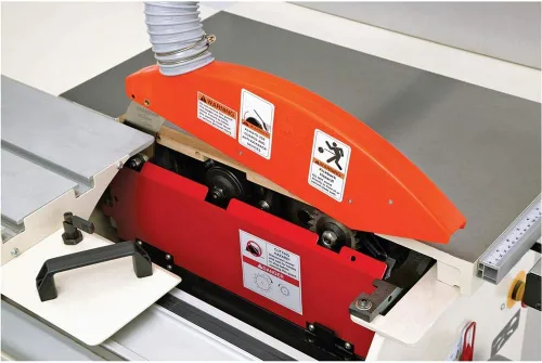Vista 4 de Shop Fox W1811 - Sierra de mesa deslizante de 10 pulgadas y 5 HP
