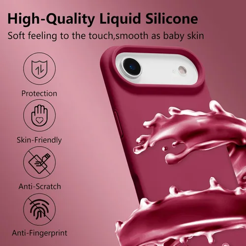 Vista 674 de Funda magnética de silicona para iPhone 13 Pro, color blanco antiguo [Compatible con Magsafe] [Forro de microfibra suave antiarañazos], funda