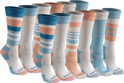 Vista 13 de Dickies Women's Dri-Tech Fashion Moisture Control Crew Socks (6, 12 Pairs)