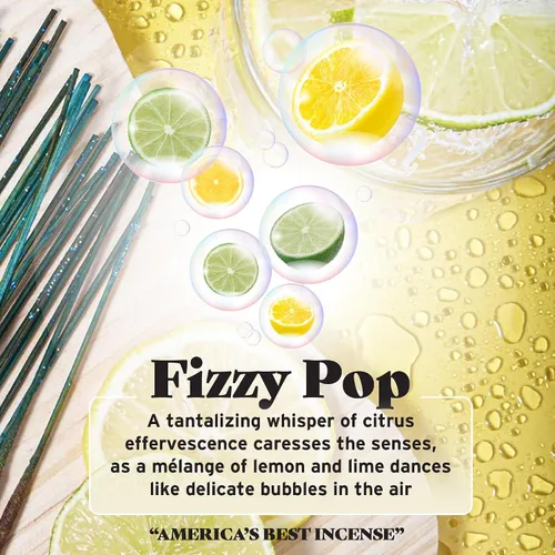 Vista 3 de Fizzy Pop - 100 varillas de incienso Wild Berry