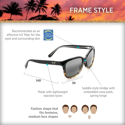 Vista 8 de Maui Jim Gafas de sol polarizadas de estrella de mar para mujer