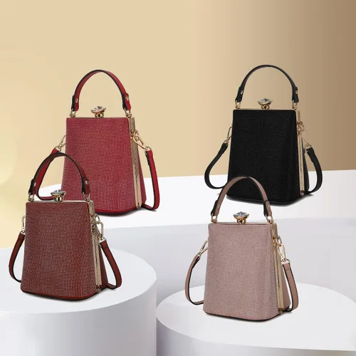 Vista 7 de MKF Collection Cartera de mano para mujer, bolso pequeño