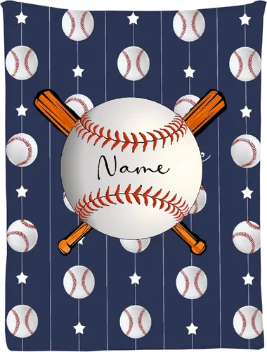 Vista 14 de Manta suave y acogedora con bandera de Estados Unidos de béisbol para niños, niñas, bebés, recién nacidos, manta de recepción de Navidad, 40 x 30