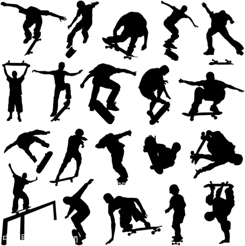 Vista 7 de ANNEE Patineta profesional completa de 31 x 8 pulgadas, 7 capas de madera de arce canadiense de doble patada, patinetas cóncavas de trucos