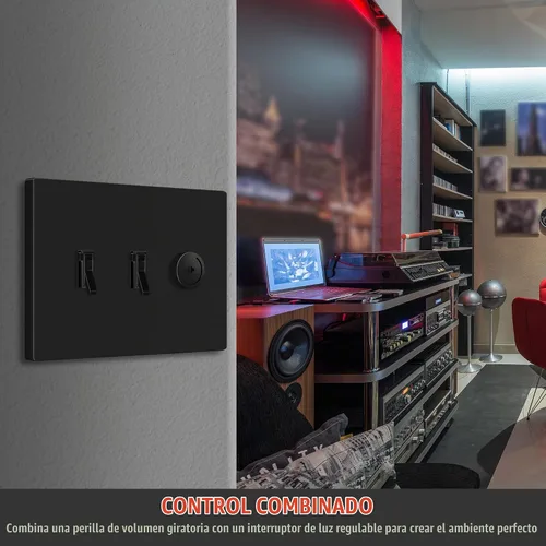 Vista 7 de ENERLITES - Placa de pared para interruptor de palanca triple sin tornillos, cubierta de interruptor de luz segura para niños, tamaño estándar de 3