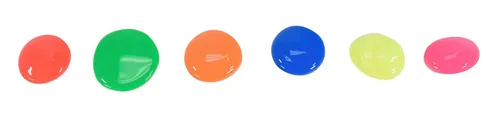 Vista 3 de School Smart Juego de pintura de témpera lavable, colores fluorescentes surtidos, juego de 6 pintas