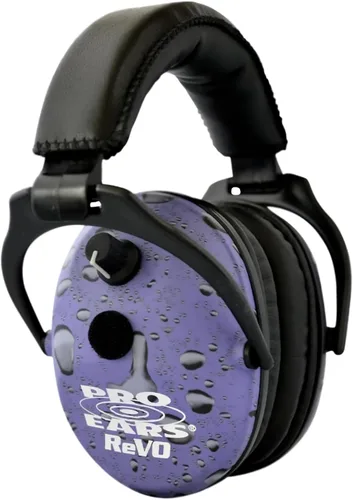 Vista 13 de Pro Ears ReVO - Orejeras electrónicas, orejeras de protección auditiva de tamaño infantil, NRR 25, placa de circuito doble, tecnología exclusiva DLSC