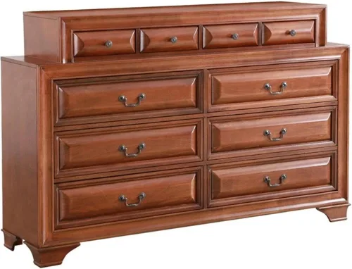 Vista 9 de Glory Furniture Cómoda LaVita de 10 cajones en capuchino Capuccino