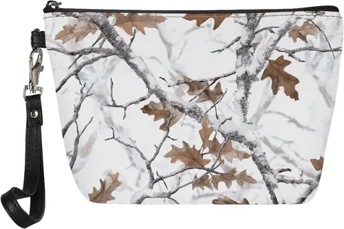 Vista 7 de Howilath Novedad Impreso Elegante Bolso Cosmético De Las Mujeres, Perros Animales Perezoso Diseño Floral Niña Trapezoide Cosméticos Bolsa De