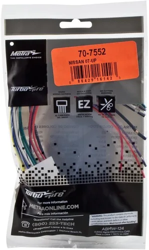 Vista 2 de Metra Electronics 70-7552 Arnés de cableado de radio para Nissan 2007-Up/Subaru 2008-2015
