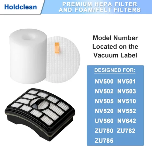 Vista 6 de Filtro de vacío NV500 de repuesto para Shark Rotator Pro Lift-Away NV501, NV502, NV503, NV505, NV510, NV520, NV552, UV560, ZU785, Parts Xff500