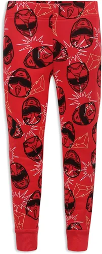 Vista 7 de Power Rangers Morphin Red Ranger, Blue Ranger, and Grey Ranger Boys Pullover Sweatshirt and Pants Set for Little Kids Red