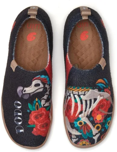 Vista 34 de UIN Mocasines casuales para mujer, de viaje, pintados, para caminar, ligeros, cómodos, de lona, tenis de moda