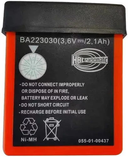 Vista 2 de 6 unids BA223030 HBC control remoto batería recargable BA223030 3.6 V 2100 mAh