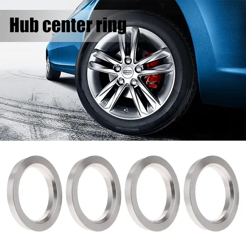 Vista 7 de SaferCCTV - Anillos centrados para eje de rueda 73,1 a 2.130 in, diámetro exterior: 2.878 in ID:2.130 in, accesorios de coche de aleación