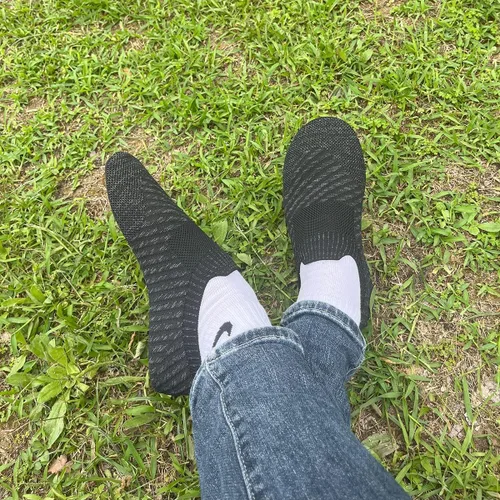 Vista 3 de Pantuflas ligeras de agarre para interiores y mujeres, antideslizantes, para hacer ejercicio en casa, yoga, para hombres y mujeres