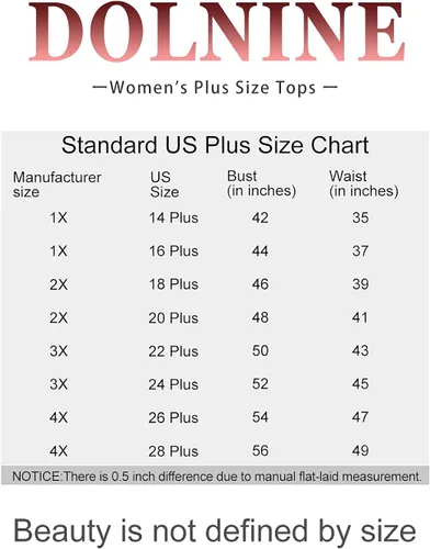 Vista 6 de DOLNINE Camisetas de talla grande para mujer, de manga larga, cuello en V, estilo casual, a rayas, túnica