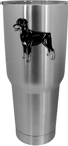Vista 384 de Cairn Terrier - Vaso grabado con temática de perro, 30 onzas