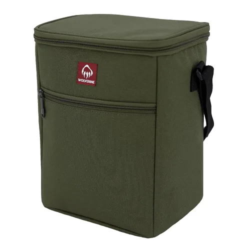 Vista 14 de Wolverine Bolsa térmica para 24 latas Aislada Reutilizable Resistente Resistente al agua Sitio de trabajo Exterior Viaje Maletereo