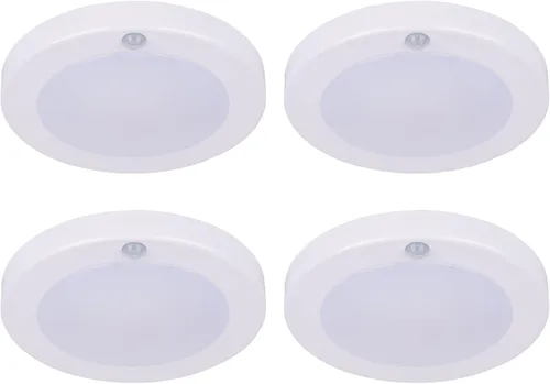 Vista 10 de LIT-PaTH Lámpara LED de techo empotrada, accesorio de iluminación de armario con sensor de movimiento, 10.5 W, 700 lúmenes, 6.2 pulgadas, carcasa
