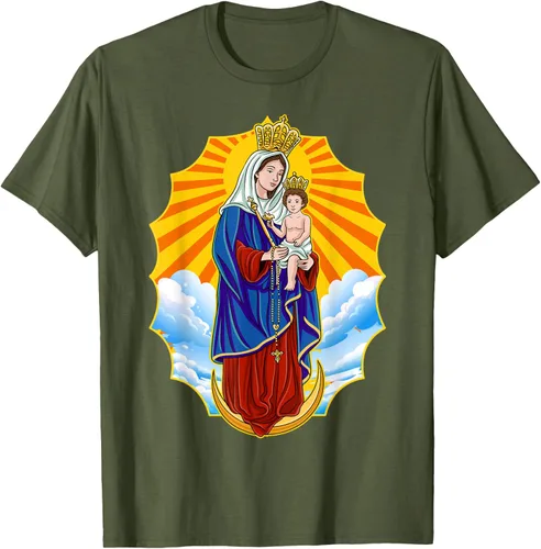 Vista 39 de Chinita Chiquinquira Venezuela Maracaibo Virgen Chiquinquira Chinita Zulia Camiseta negra