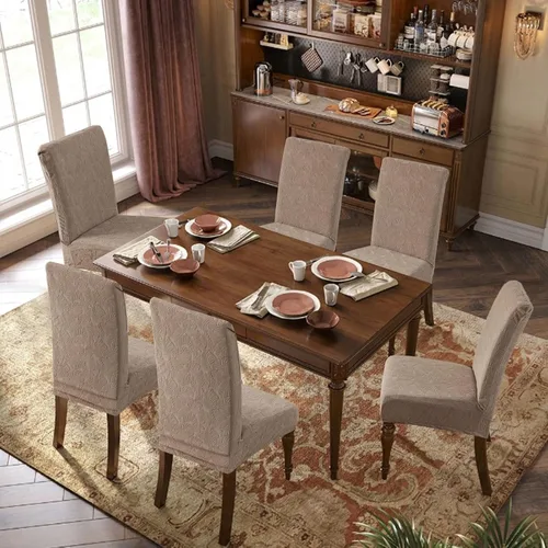 Vista 63 de Fundas impermeables para sillas de comedor, fundas elásticas para sillas Parsons, para comedor, cocina, funda protectora para silla de comedor