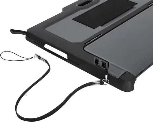 Vista 3 de Targus Funda protectora para Microsoft Surface Pro 9, resistente protección probada contra caídas con soporte, soporte para lápiz óptico y recortes