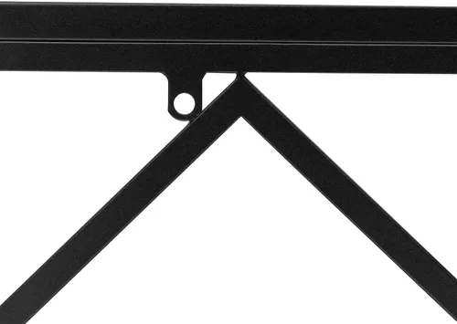 Vista 6 de Estante pesado para vino montado en la pared, soporte de doble capa para copas de vino de 59.06 pulgadas, estante colgante de metal industrial