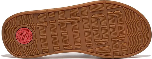 Vista 3 de FitFlop F-Mode Metálico CueroCorcho Flatform Cross Slides