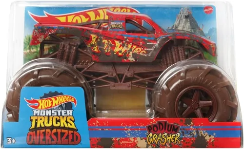 Vista 6 de Hot Wheels Monster Trucks 2022 Podium Crasher de gran