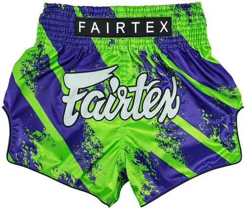 Vista 7 de Fairtex Pantalones cortos de boxeo Muay Thai de corte delgado "Kabuki