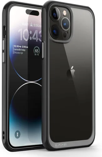 Vista 14 de SUPCASE Unicorn Beetle Style Series - Funda para iPhone 14 / iPhone 13, funda protectora híbrida delgada y transparente (negro)