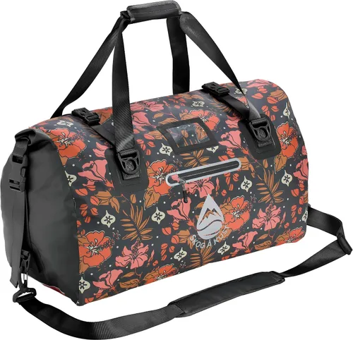 Vista 13 de Skog Å Kust Duffelsak - Bolsa de lona impermeable resistente para deportes, viajes y más, tamaños de 40, 60 y 90 litros, Negro, Deportivo/resistente