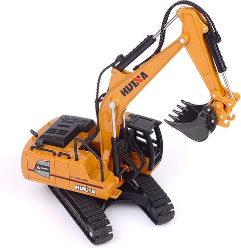 Vista 4 de Gemini&Genius Juguete de vehículo de construcción de excavadora con orugas 1:60 Excavadora