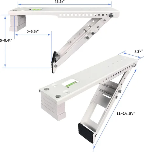 Vista 4 de JEACENT Soporte de aire acondicionado para ventana de CA, ligero, hasta 85 libras
