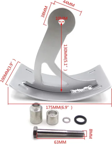 Vista 3 de SMT-Billet Soporte para placa de matrícula compatible con SUZUK Boulevard M109R 2006-2013 [B00RW3GMMS]