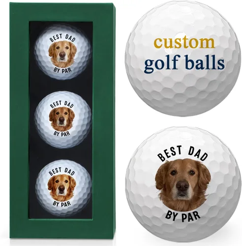 Vista 20 de Pelotas de golf personalizadas de With Love From Julie para hombres - Bolas de golf personalizadas - Regalos personalizados de bolas de golf
