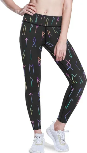 Vista 6 de Rainbow Magic Rune Symbols Witch High Waisted Yoga Pants for Women Fashion Buttery Soft Leggings for Gym Outfits XS