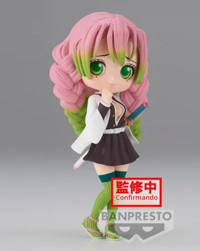 Vista 5 de Banpresto - Demon Slayer: Kimetsu no Yaiba - Mitsuri Kanroji (Versión A), Bandai Spirits Q posket 14 cm (Paquete de 1)