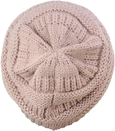 Vista 281 de C.C Trendy Warm Chunky Soft Stretch Cable Knit Beanie