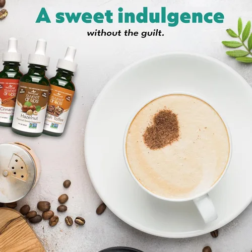 Vista 5 de Stevia líquida Sweetleaf, 2 onzas Gotas dulces, extracto orgánico de hoja de stevia, cero calorías, sin eritritol, sustituto del azúcar
