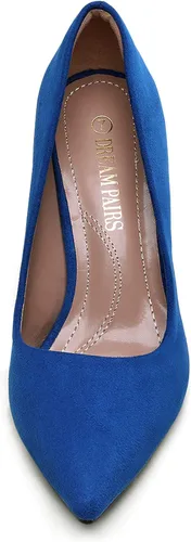 Vista 4 de DREAM PAIRS Zapatos de tacón alto de aguja para mujer, con punta cerrada, zapatos de vestir para bodas, trabajo, oficina, negocios, 3 pulgadas