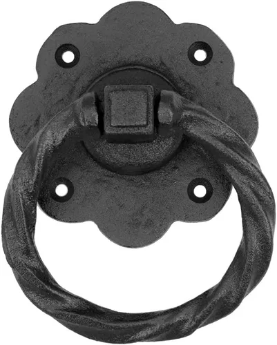 Vista 52 de Renovators Supply Manufacturing Manijas de Gabinete de 3 pulgadas de Hierro Forjado Negro Tiradores de Cajón Manijas Antiguas de Gabinete de Cocina