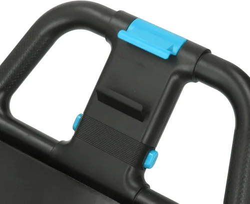 Vista 8 de Rueda de rodillo abdominal compacta, ruedas dobles con soporte para el codo y 2 rodilleras, equipo de entrenamiento de cuerpo completo para el hogar