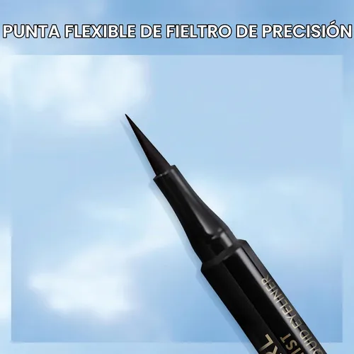 Vista 4 de COVERGIRL - Delineador de ojos líquido para realzar las pestañas, color negro mate 100 - negro mate